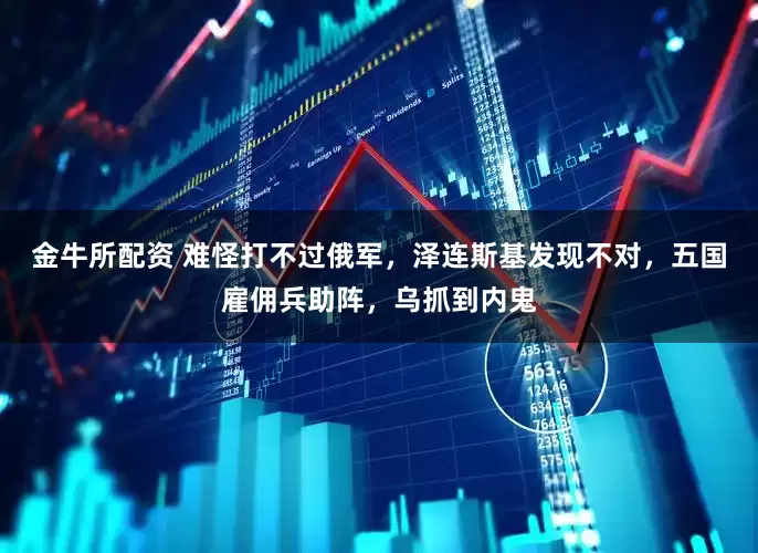 金牛所配资 难怪打不过俄军，泽连斯基发现不对，五国雇佣兵助阵，乌抓到内鬼